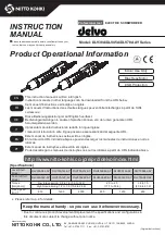 Nitto Kohki DLV30A Instruction Manual preview