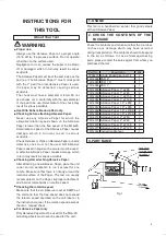 Preview for 5 page of Nitto Kohki MLS-20 Instruction Manual