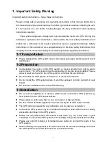 Preview for 3 page of Niveo Professional NUPS23 Series Manual