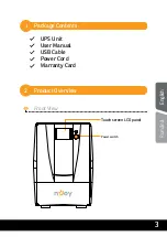 Preview for 3 page of Njoy Horus Plus 1000 User Manual