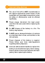 Preview for 8 page of Njoy PWUP-LI062SH-AZ01B Instruction Manual