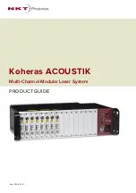 Preview for 1 page of NKT Photonics Koheras ACOUSTIK Product Manual