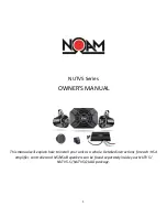 Noam NUTV5 Owner'S Manual preview