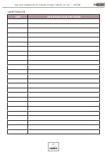 Preview for 27 page of Nobis UNICA 10 V/C Instructions For Installation, Use And Maintenance Manual
