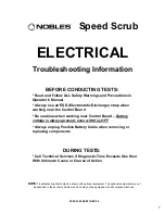 Preview for 5 page of Nobles SpeedScrub Rider Service Information