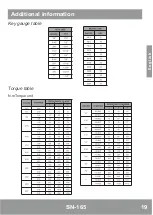 Preview for 19 page of Nogueira SN-165 Instruction Manual