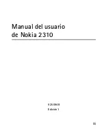 Preview for 56 page of Nokia 2310 - Cell Phone - GSM User Manual