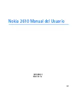 Preview for 62 page of Nokia 2610 - Cell Phone 3 MB User Manual