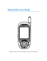 Preview for 2 page of Nokia 6305i - Cell Phone 128 MB User Manual