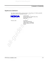 Preview for 161 page of Nokia IP710 Series Installation Manual