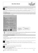 Preview for 10 page of Nordcap 467 Series Instruction Manual