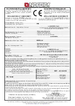 Preview for 50 page of Nordica Candy Instructions For Installation, Use And Maintenance Manual