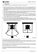 Preview for 20 page of Nordica CORTINA Instructions For Installation, Use And Maintenance Manual