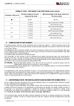 Preview for 21 page of Nordica CUCINOTTA Instructions For Installation, Use And Maintenance Manual