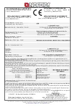 Preview for 34 page of Nordica MODULO ALL INCLUSIVE Instructions For Installation, Use And Maintenance Manual