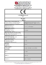 Preview for 45 page of Nordica ROSA Instructions For Installation, Use And Maintenance Manual