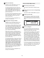 Preview for 13 page of NordicTrack 2300 Treadmill User Manual