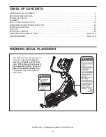 Preview for 2 page of NordicTrack 30669.4 Manual