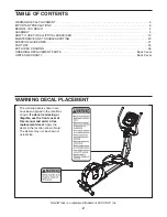 Preview for 2 page of NordicTrack 30710.0 User Manual