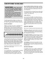 Preview for 30 page of NordicTrack 4200r Treadmill User Manual