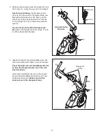 Preview for 7 page of NordicTrack 480 Csx Bike Manual