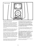 Preview for 12 page of NordicTrack 480 Csx Bike Manual