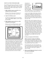 Preview for 17 page of NordicTrack 480 Csx Bike Manual