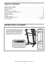 Preview for 2 page of NordicTrack 590T User Manual