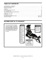 Preview for 2 page of NordicTrack 831.23887.0 User Manual