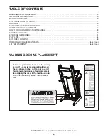 Preview for 2 page of NordicTrack 831.24924.2 User Manual