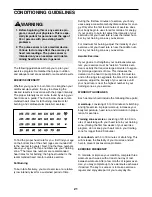 Preview for 21 page of NordicTrack 831.298650 User Manual