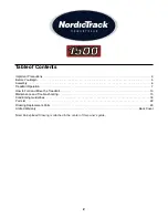 Preview for 2 page of NordicTrack 831.298801 Owner'S Manual