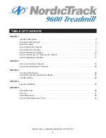 Preview for 2 page of NordicTrack 9600 Spn Dom Treadmill Manual