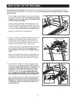 Preview for 7 page of NordicTrack 9600 Spn Dom Treadmill Manual