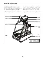 Preview for 6 page of NordicTrack A.c.t. 10 Elliptical Manual