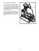 Preview for 17 page of NordicTrack A.c.t. 10 Elliptical Manual