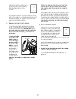 Preview for 21 page of NordicTrack A.c.t. 10 Elliptical Manual