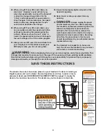 Preview for 4 page of NordicTrack A2050 Treadmill User Manual