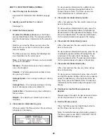 Preview for 22 page of NordicTrack A2105 Treadmill User Manual