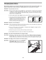 Preview for 26 page of NordicTrack A2105 Treadmill User Manual