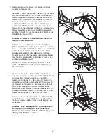 Preview for 7 page of NordicTrack Aire Strider E60 HealthRider (French) Manuel De L'Utilisateur