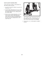 Preview for 25 page of NordicTrack Audiostrider 900 Elliptical User Manual