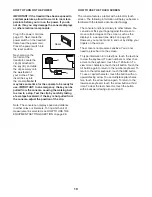 Preview for 19 page of NordicTrack C 990 User Manual