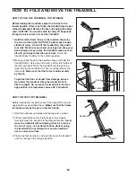 Preview for 23 page of NordicTrack C2200 Treadmill User Manual