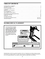 Preview for 2 page of NordicTrack Commercial X22i User Manual