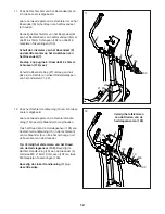 Preview for 12 page of NordicTrack E 11.5 (Dutch) Gebruikershandleiding