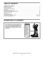 Preview for 2 page of NordicTrack E 11.6 NTEVEL99813.0 User Manual