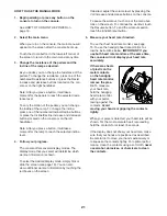 Preview for 21 page of NordicTrack E 15.0 Elliptical User Manual