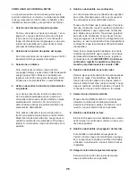 Preview for 26 page of NordicTrack E 15.0 (Spanish) Manual Del Usuario