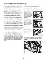 Preview for 30 page of NordicTrack E 15.0 (Spanish) Manual Del Usuario